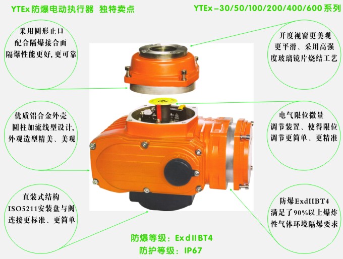 松野防爆電動執(zhí)行器獨特的特點