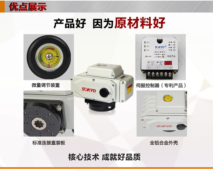 電動(dòng)執(zhí)行機(jī)構(gòu),YTDG-RKB200電動(dòng)執(zhí)行器,電動(dòng)頭產(chǎn)品優(yōu)點(diǎn)1